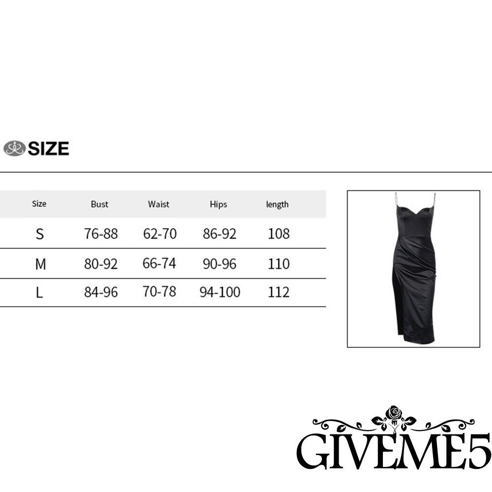 Đầm Midi Hai Dây Xẻ Tà Gợi Cảm Dành Cho Nữ