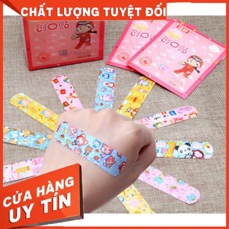 Băng Keo Cá Nhân Hàn Quốc (Hộp 100 Miếng)