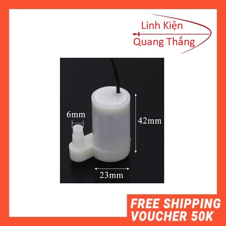 Máy Bơm Chìm Mini 3- 6VDC bơm tiểu cảnh, bể cá - linhkienmh