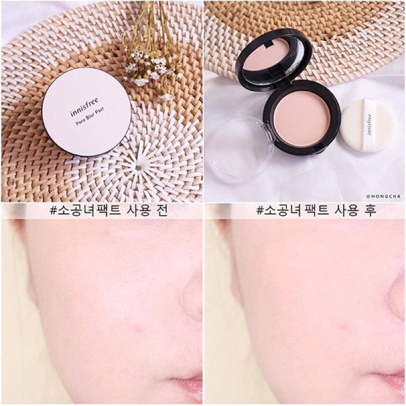 Phấn phủ Innisfree Pore Blur Pact