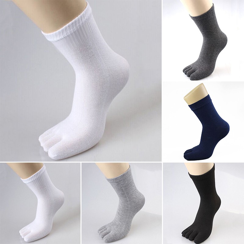 1 Đôi Tất Cotton Xỏ Ngón Một Kích Cỡ Cho Nam