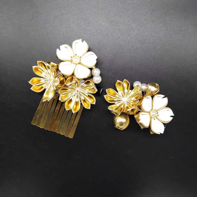 Kẹp tóc Kanzashi Lolita - Cosplay