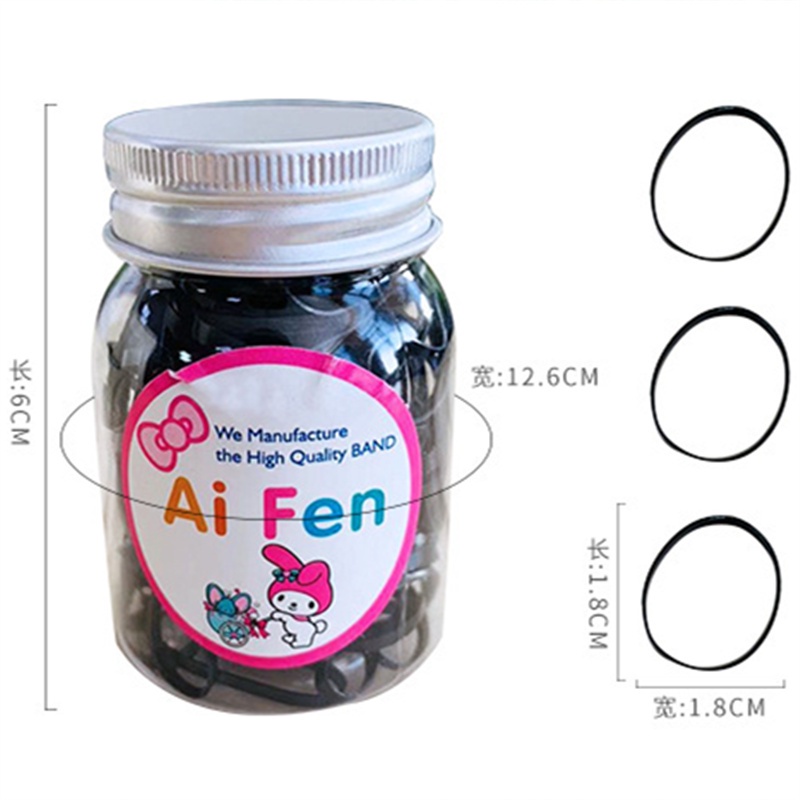 1 Lọ Dây Thun Buộc Tóc Nhiều Màu Sắc Dùng 1 Lần Dành Cho Trẻ Em