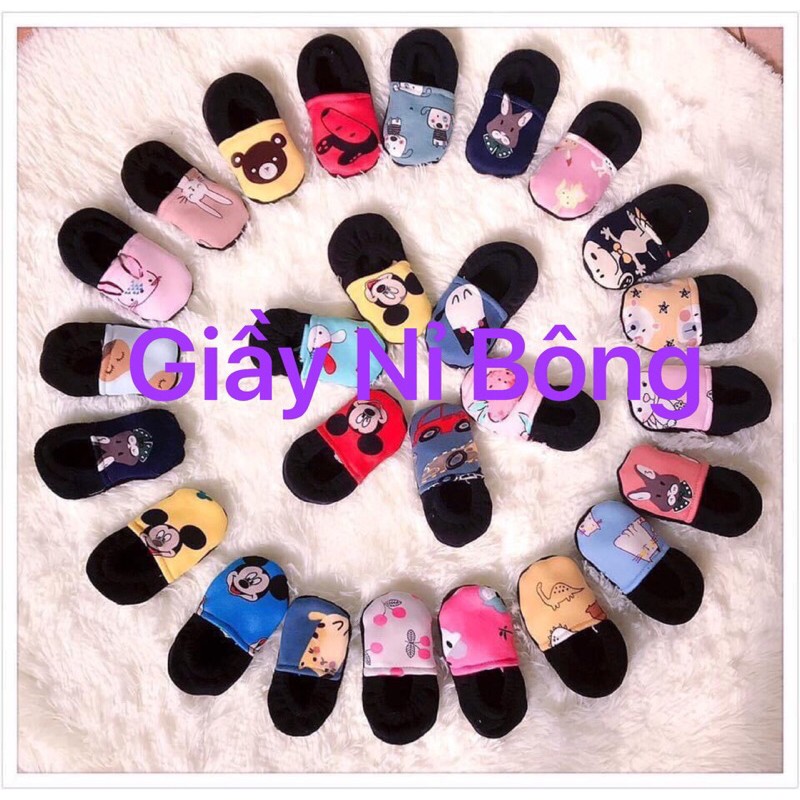 giầy nỉ bông- giày ấm cho bé( hàng dày dặn loại 1)
