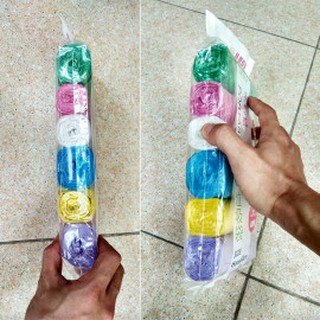 Combo 6 CUỘN TÚI BÓNG ĐỰNG RÁC SINH HỌC