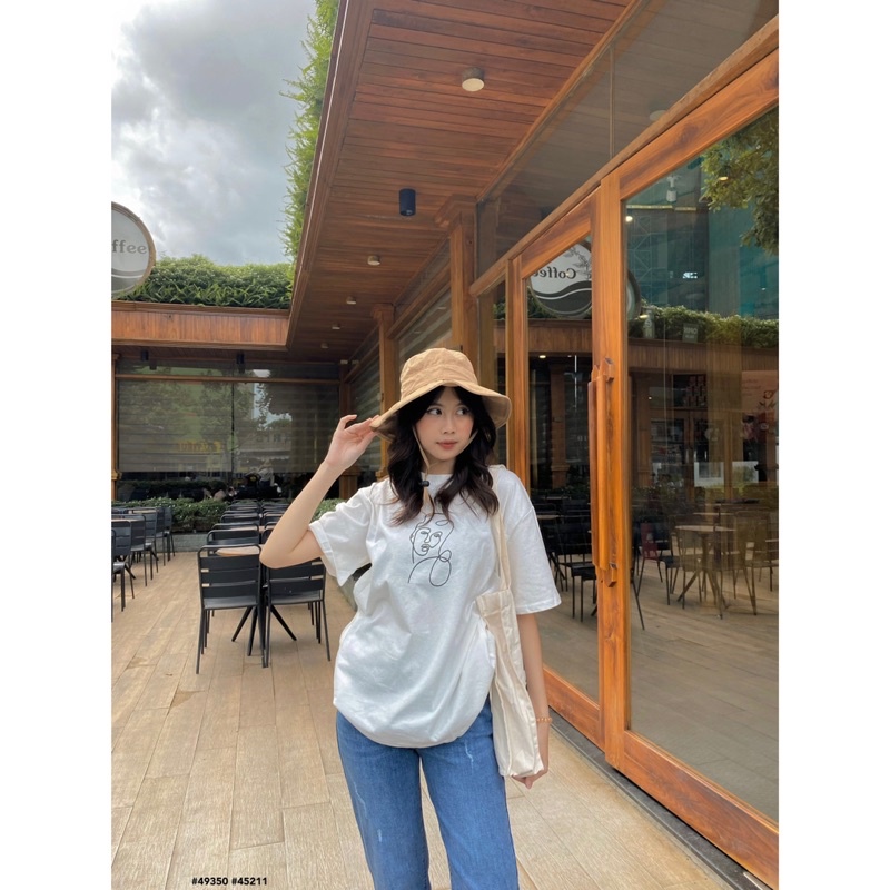 Áo thun 3031 - vẽ hình face