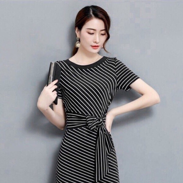 Đầm sọc tà xéo