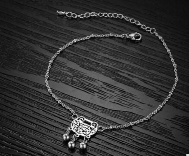 Lắc chân titan nữ kim tiền LCZ133 | BigBuy360 - bigbuy360.vn