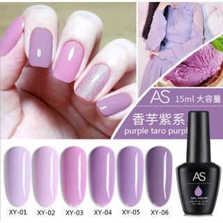 Set sơn AS tím Purple 6 màu XY