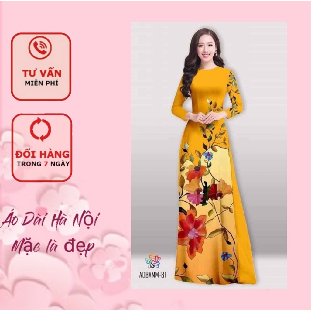 Các mẫu áo dài in 3D được khách yêu thích - Áo Dài Hà Nội