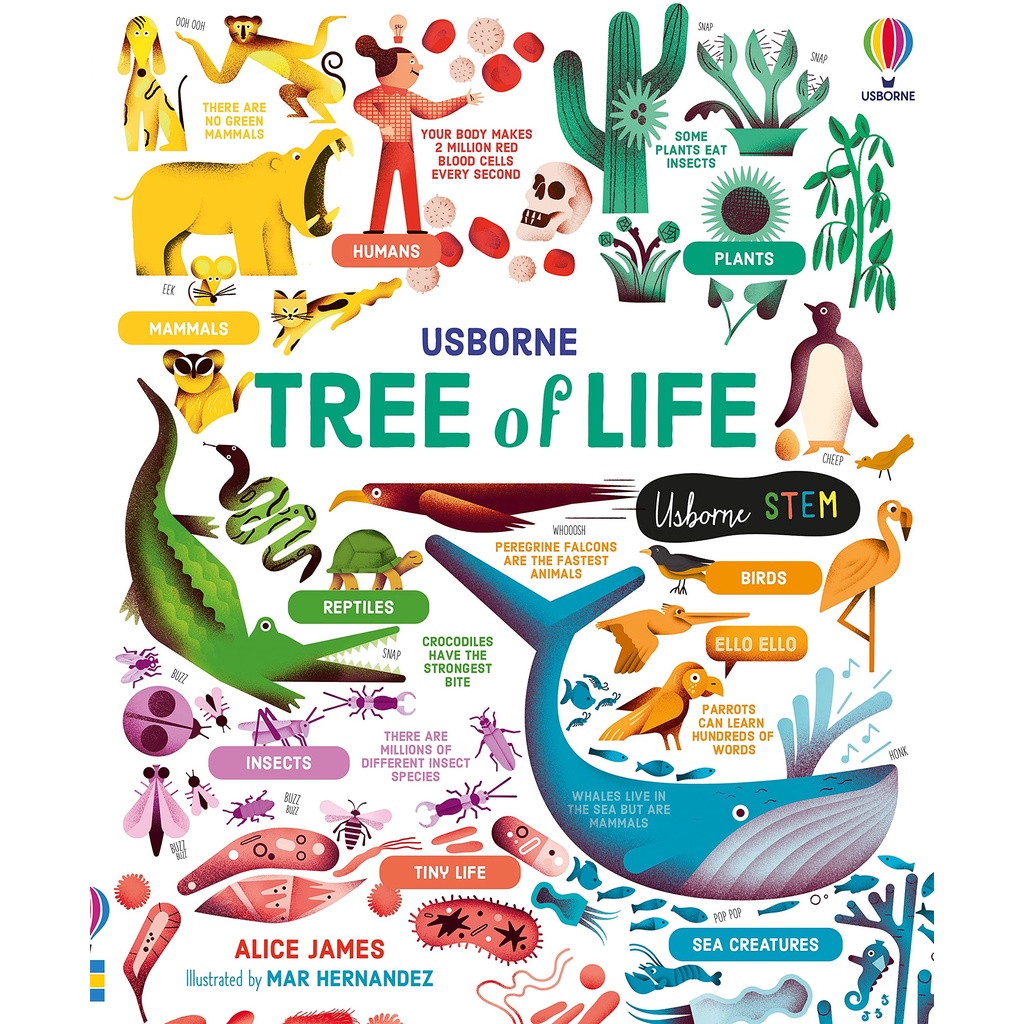 Sách - Anh: Usborne Book And Jigsaw: Tree Of Life