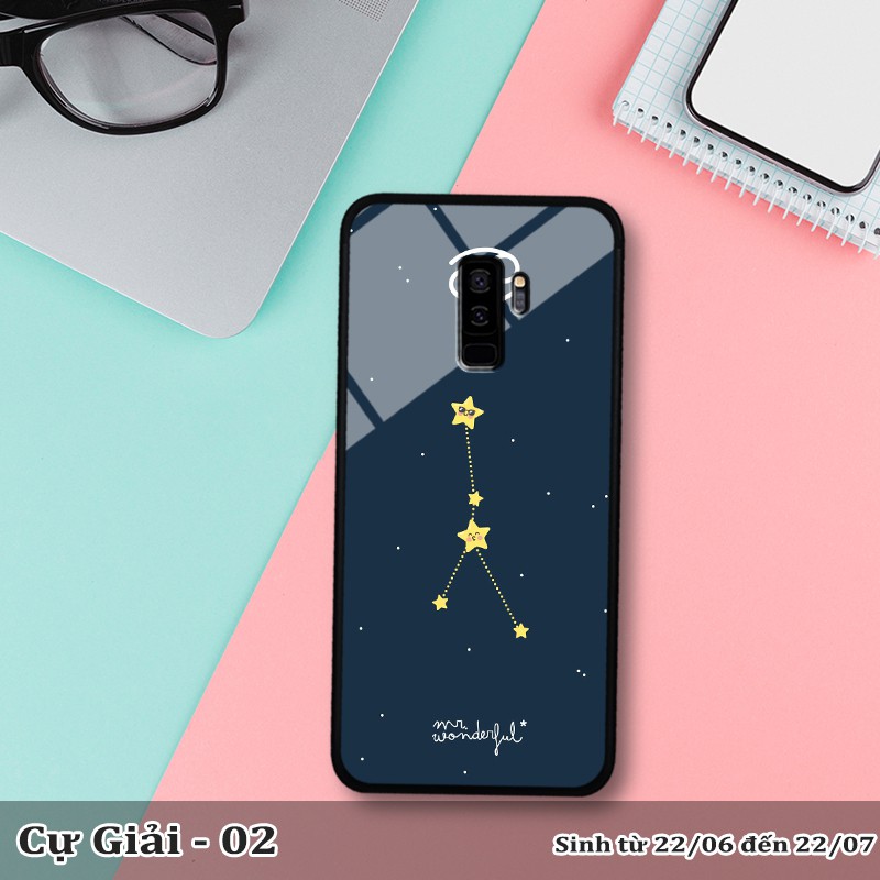 Ốp kính Samsung S9 Plus in cung hoàng đạo