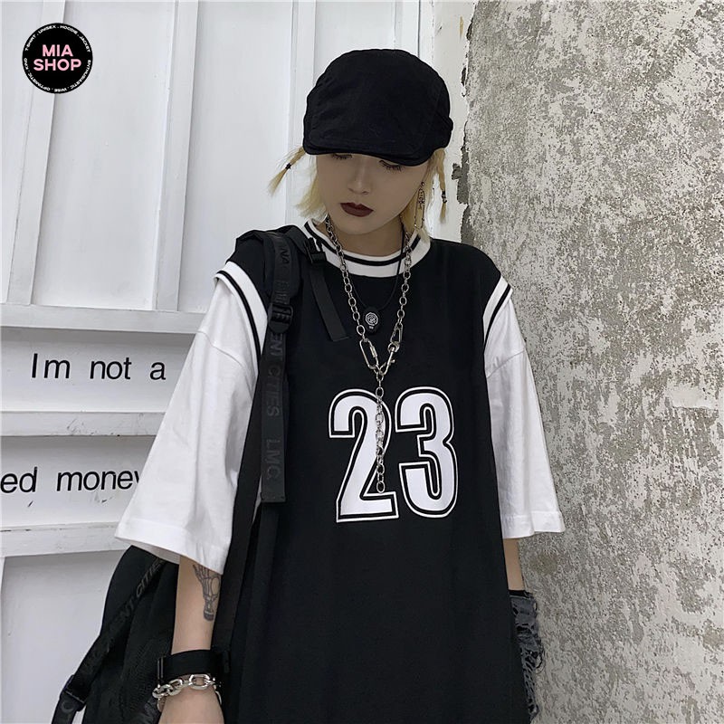 Áo thun tay lỡ MIA, Áo phông nữ form rộng dáng Unisex/Ulzzang, Kiểu bóng rổ mặc lẻ cặp nhóm hình 23