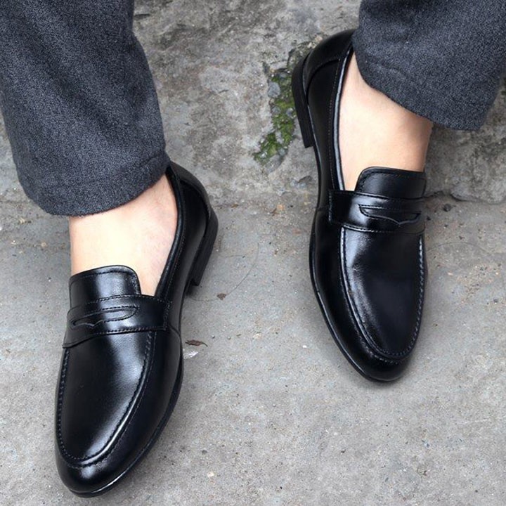 Giày Da Nam Công Sở - Giày Lười Nam Đẹp Lx-02