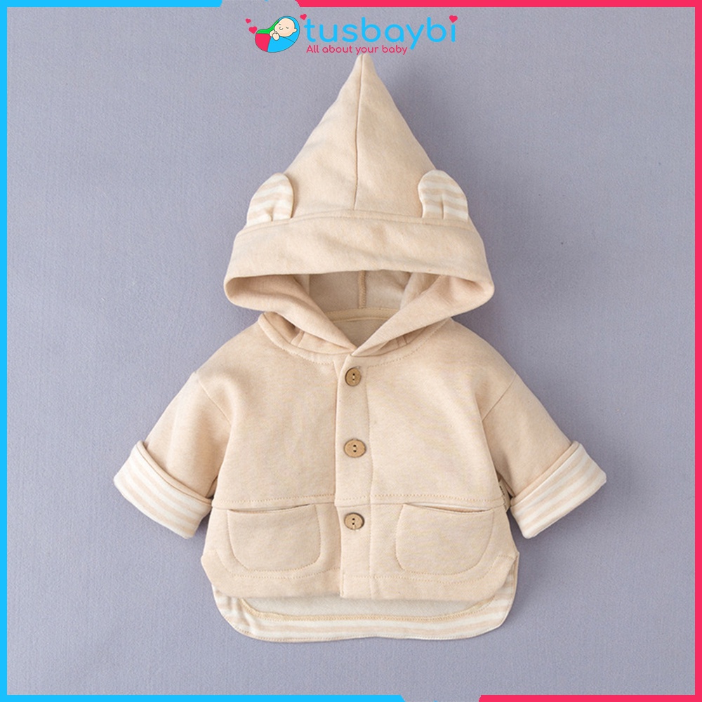 Áo khoác giả lông cừu fleece thu đông dành cho trẻ nhỏ CAK0001 (Size 80cm)