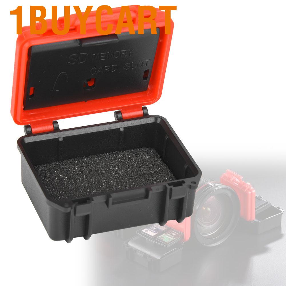 Hộp đựng pin máy ảnh kèm ngăn giữ thẻ nhớ bằng nhựa ABS cho Canon P-E6