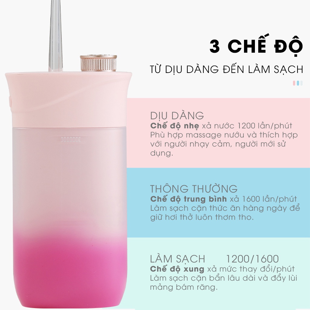 Máy tăm nước mini 200ml