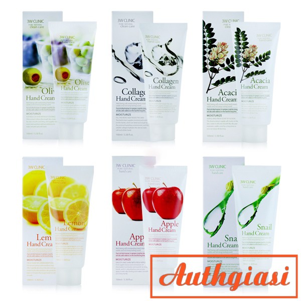 Kem dưỡng da tay 3W Clinic Hand Cream cấp ẩm làm mềm da tay 100ml | BigBuy360 - bigbuy360.vn