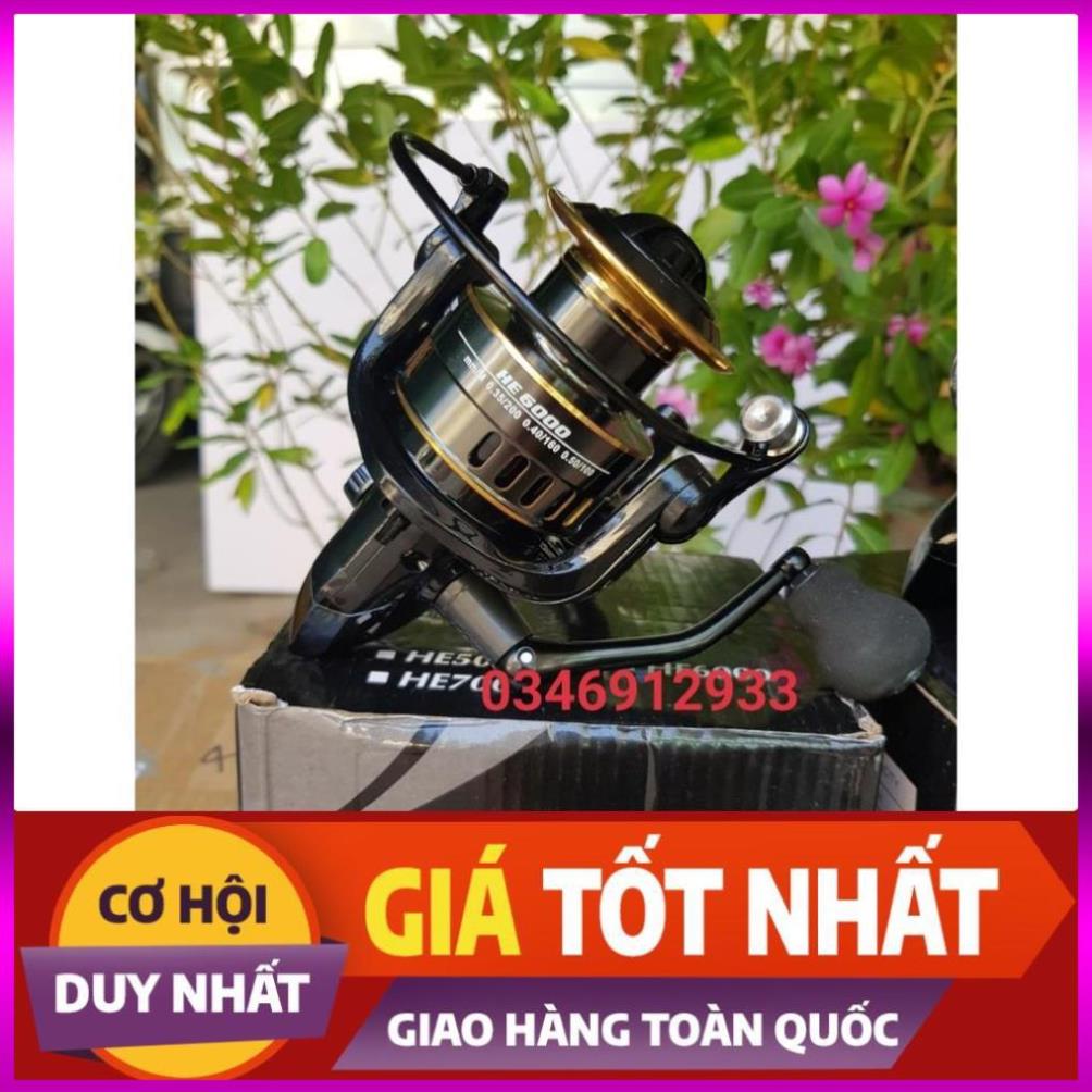 [Xả Kho 3 Ngày] Máy câu FISHING REEL HE1000--7000