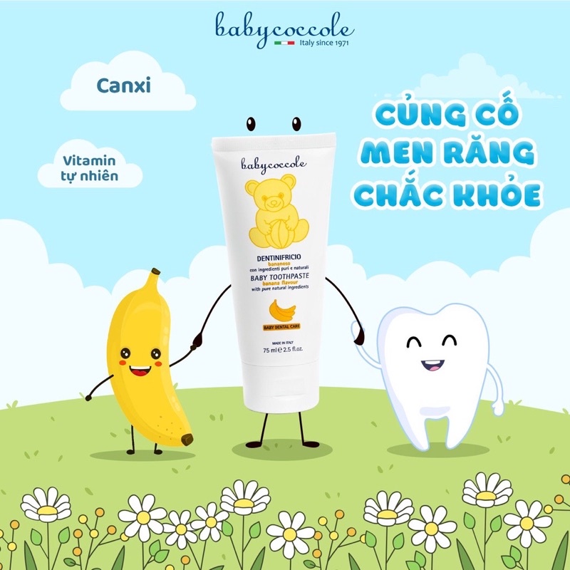 Kem đánh răng Babycoccole 12M+ 75ml