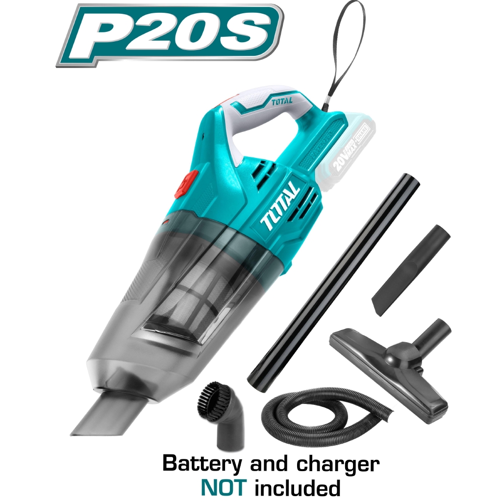 20V Máy hút bụi dùng pin Total TVLI2001 KHÔNG GỒM PIN VÀ SẠC