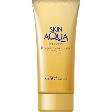 Tinh chất chống nắng Skin Aqua Super Moisture Essence Gold SPF 50+/PA++++ 80g