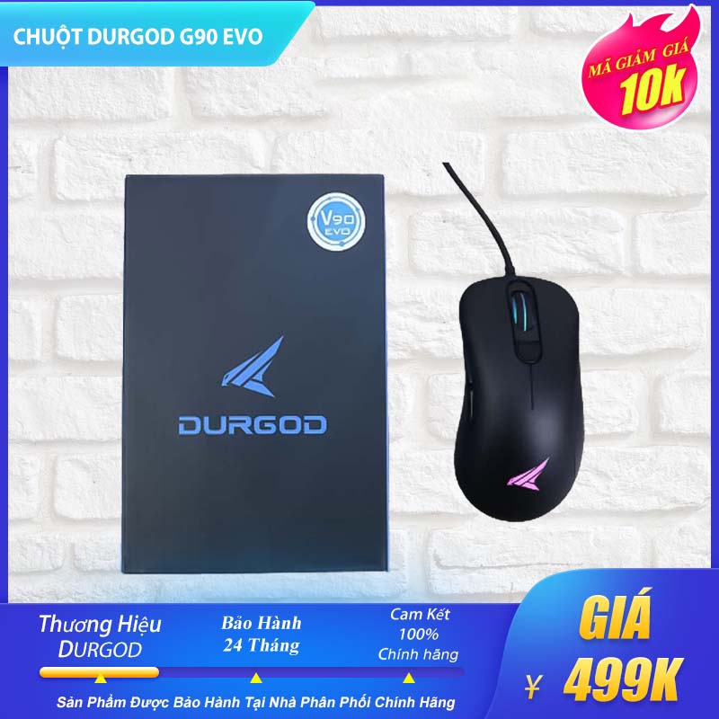 Chuột Gaming Durgod V90 EVO Chính Hãng Bảo Hành 24 Tháng
