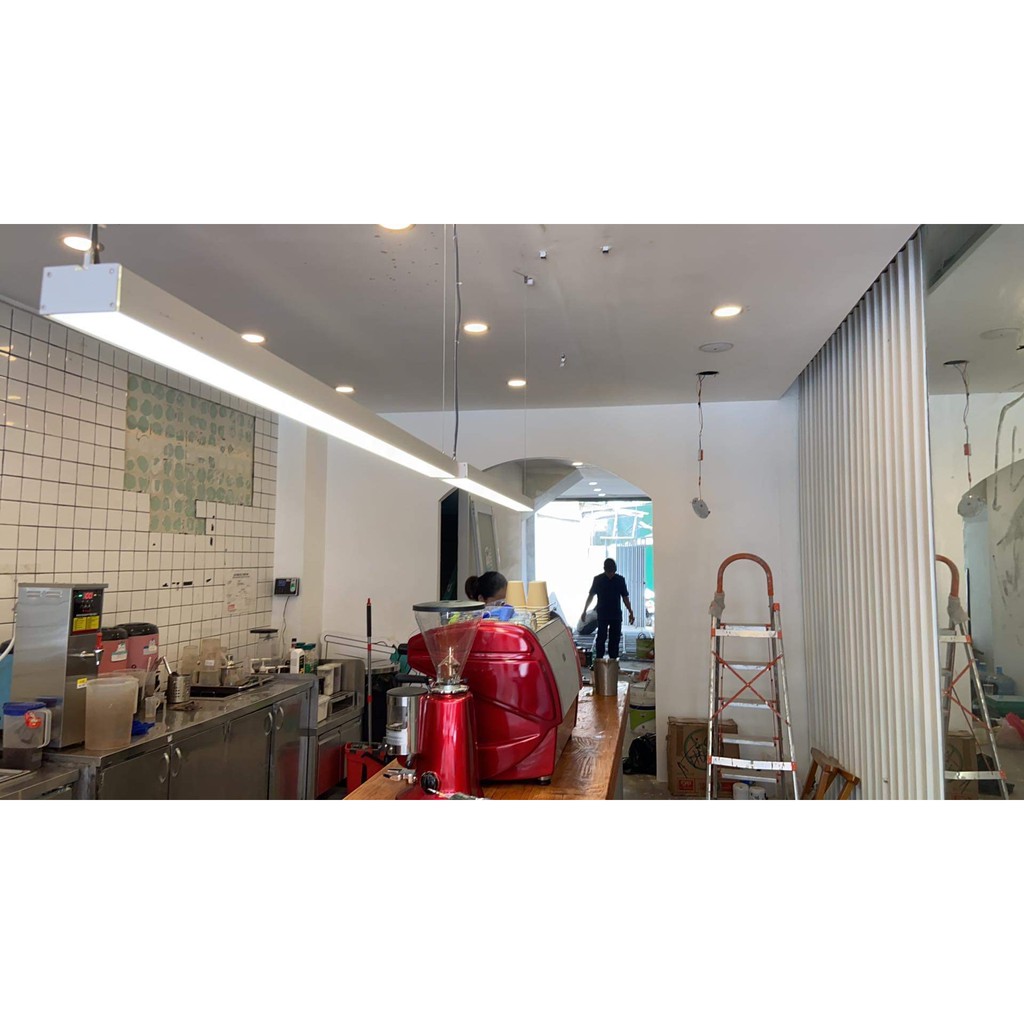 Đèn thả văn phòng cao cấp [HỢP KIM NHÔM] 36W (vỏ đen) | BigBuy360 - bigbuy360.vn