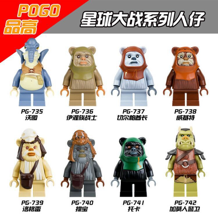 Đồ chơi búp bê cho trẻ emKhối xây dựng cao PG8067 minifigure Star Wars Toka Waikit Tibao đồ chơi giáo dục trẻ em ngoại thương EBAY <