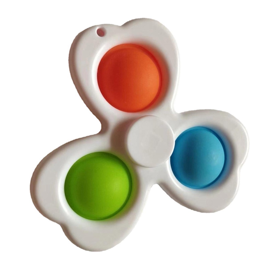 Layor1 Con Quay Đồ Chơi Fidget Spinner Đơn Giản Vui Nhộn Pop Móc Khóa