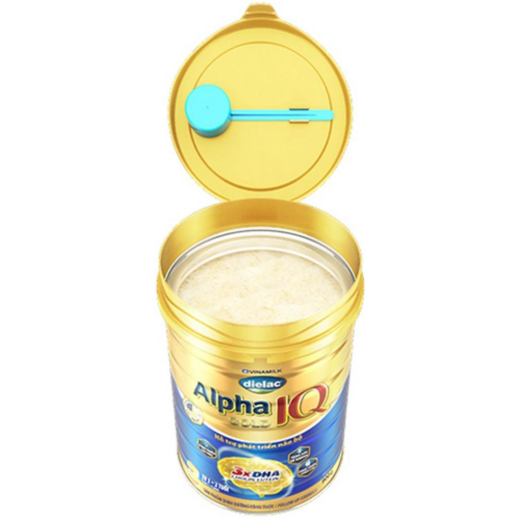 Sữa Bột Vinamilk Dielac Alpha Gold IQ Step 3 - Hộp Thiếc 900g Và 1.5kg