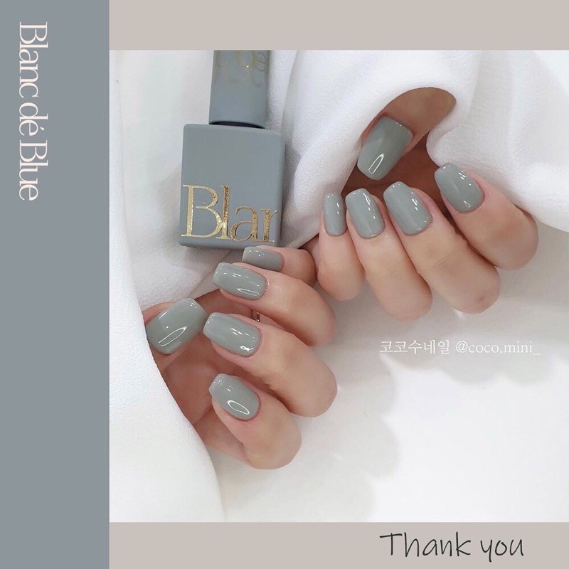 Sơn gel Blanc dé blue chính hãng Hàn Quốc - Tách lẻ 01~12 - Blancnail