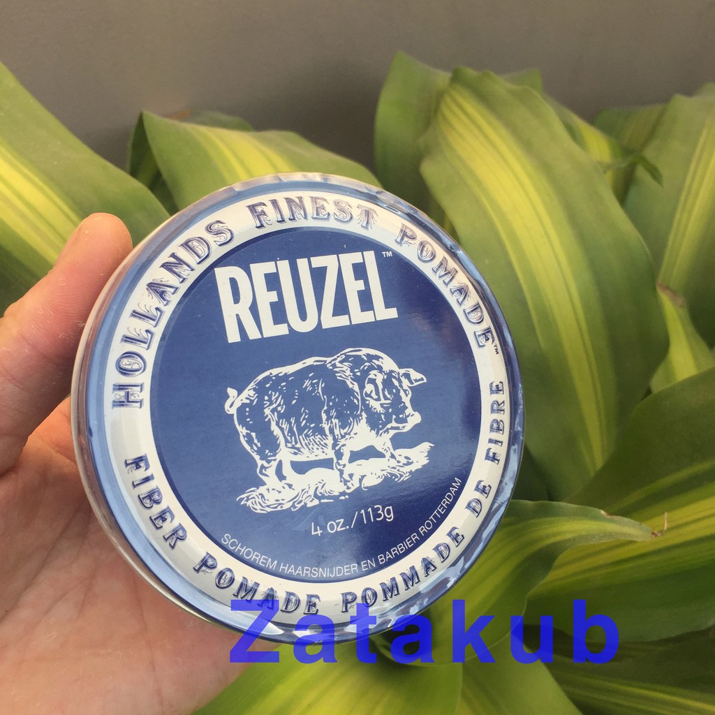 [Chính Hãng]Sáp vuốt tóc giữ nếp cứng độ bóng mờ Reuzel Fiber Pomade 113g