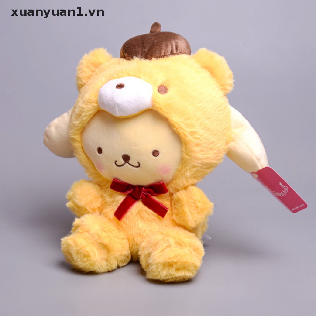 Thú nhồi bông Kawaii Sanrio Kuromi 20cm nhân vật hoạt hình dùng làm quà tặng/đồ trang trí