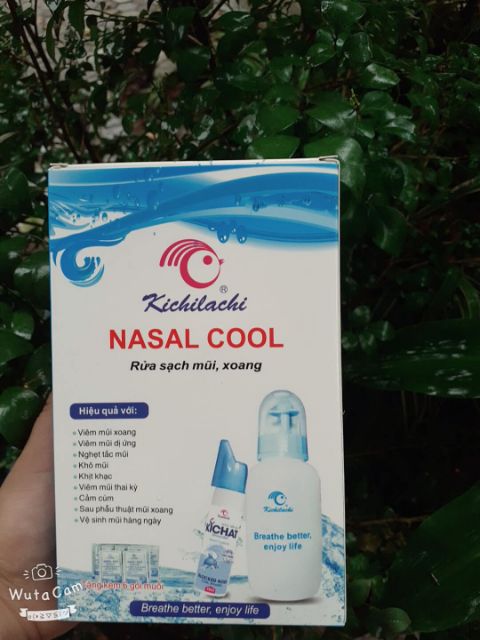 Bình rửa mũi  nasal cool tặng kèm muối