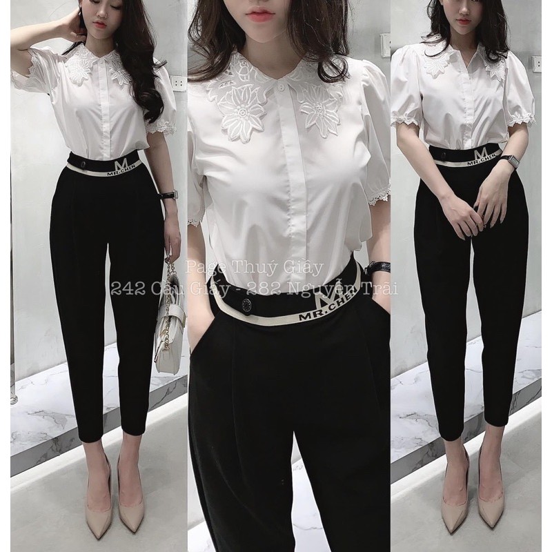 quần baggy cạp chữ m