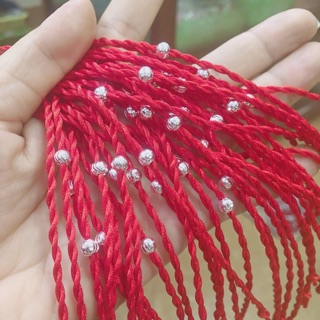 Chỉ đỏ bi bạc 4,5k