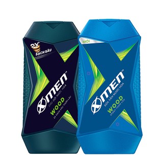 Combo 2 Dầu gội cho nam Xmen Wood 180gr và Sữa tắm cho nam Xmen Wood 180gr - Hương nước hoa