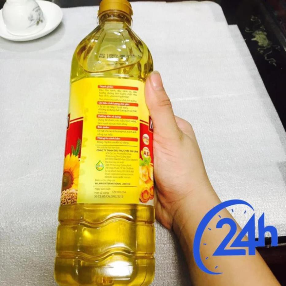 Dầu ăn Meizan Gold chai 1 lít
