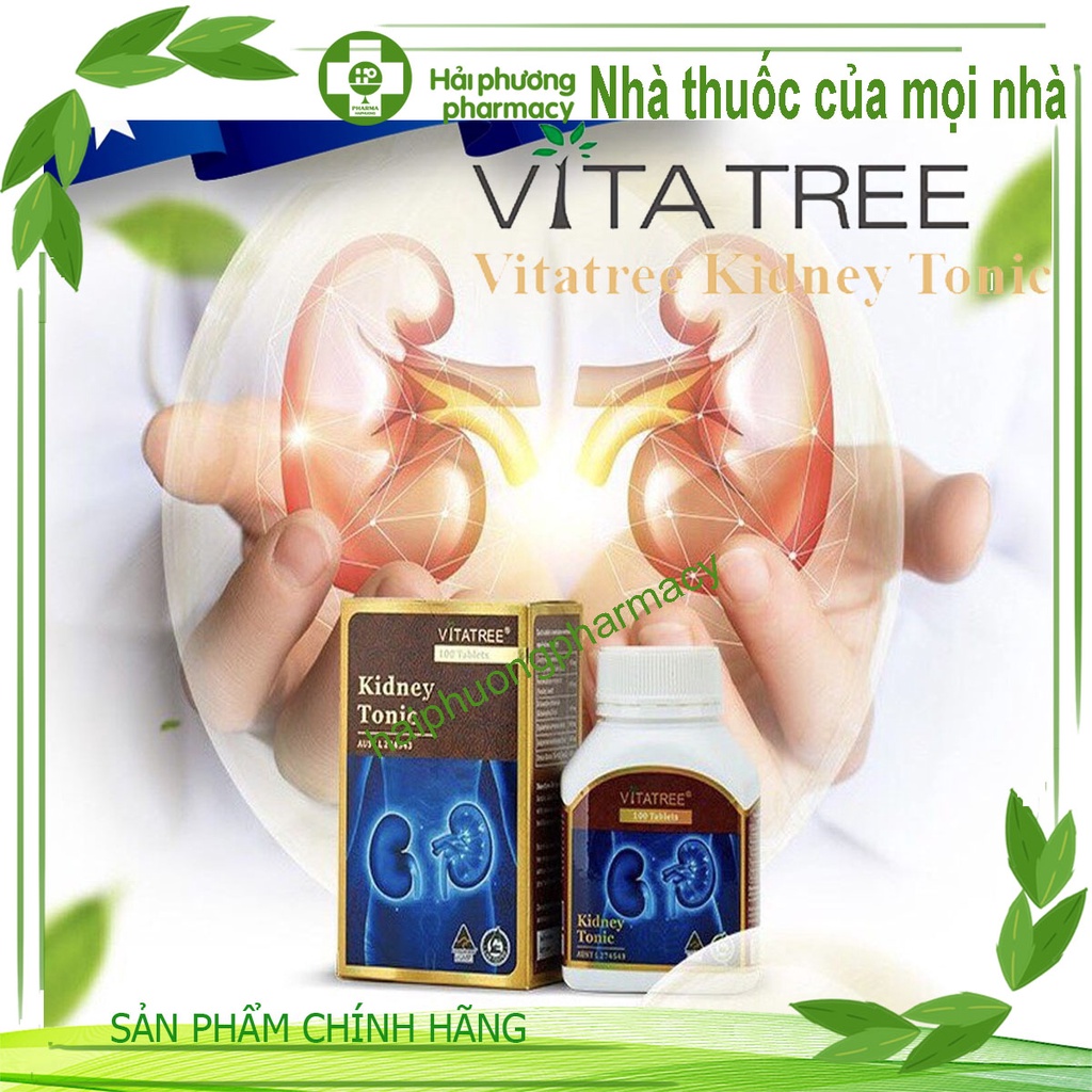 VITATREE KIDNEY TONIC – Bổ Thận, Tráng Dương Và Tăng Cường Chức Năng Tiết Niệu (100 Viên)