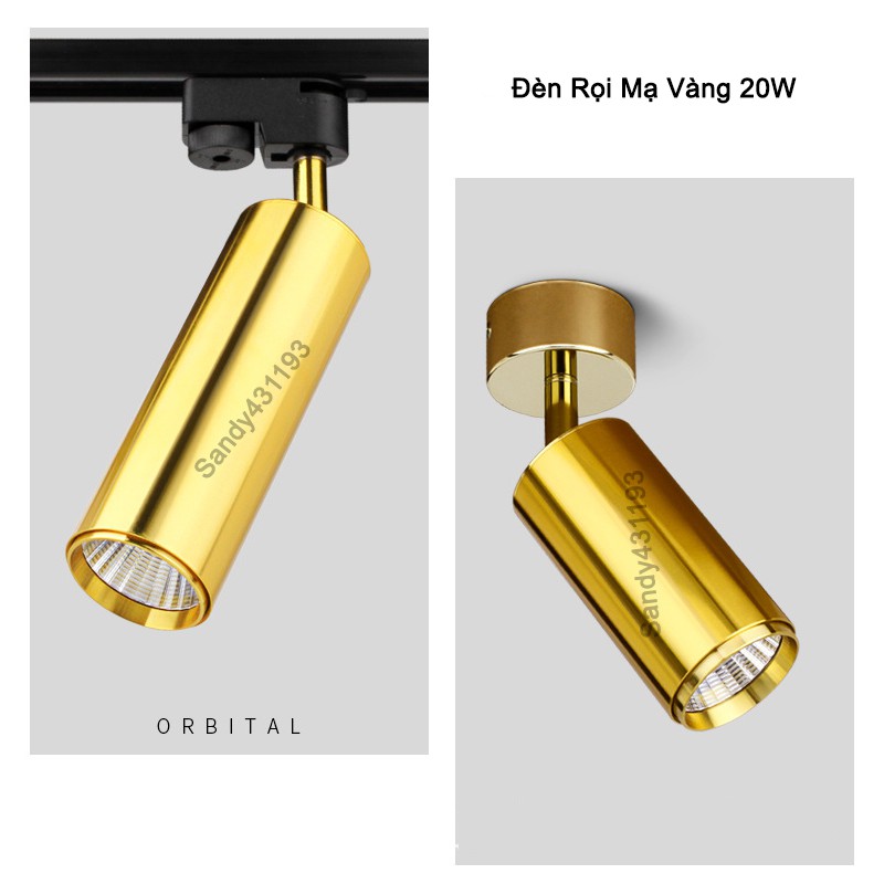 Đèn Rọi Ray Cao Cấp 20W Xi Mạ Vàng Bảo Hành 12th