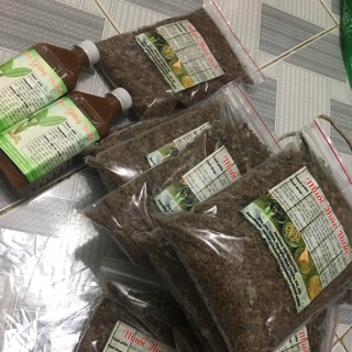 8 túi muối thảo dược + 1 lít cốt gừng nghệ hạ thổ + 1 túi đựng muối giảm eo sau sinh