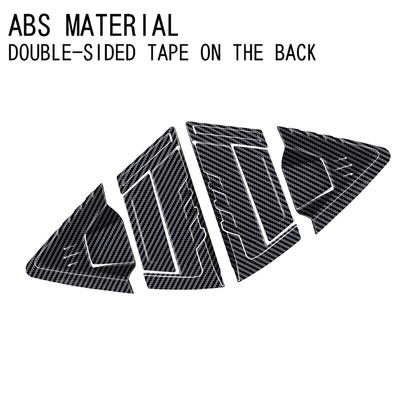 Viền Bọc Cửa Sổ Sau Xe Hơi Hình Tam Giác Cho Honda HRV HR-V Vezel 2021 2022