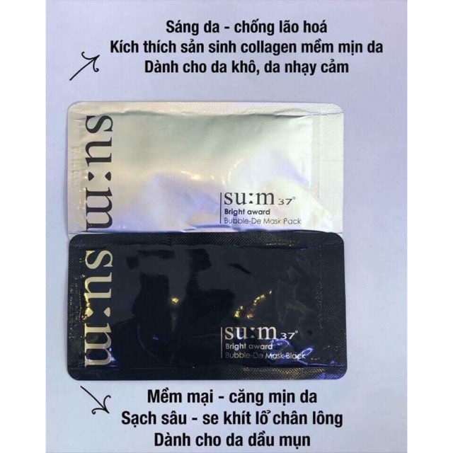 10c Mặt nạ sủi bọt thải độc