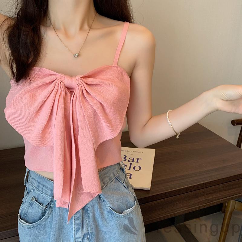 Áo Croptop Hai Dây Màu Sắc Đơn Giản Cho Nữ | BigBuy360 - bigbuy360.vn