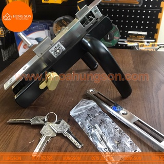 Khóa tay gạt cửa nhôm hệ 55 chính hãng kcn03