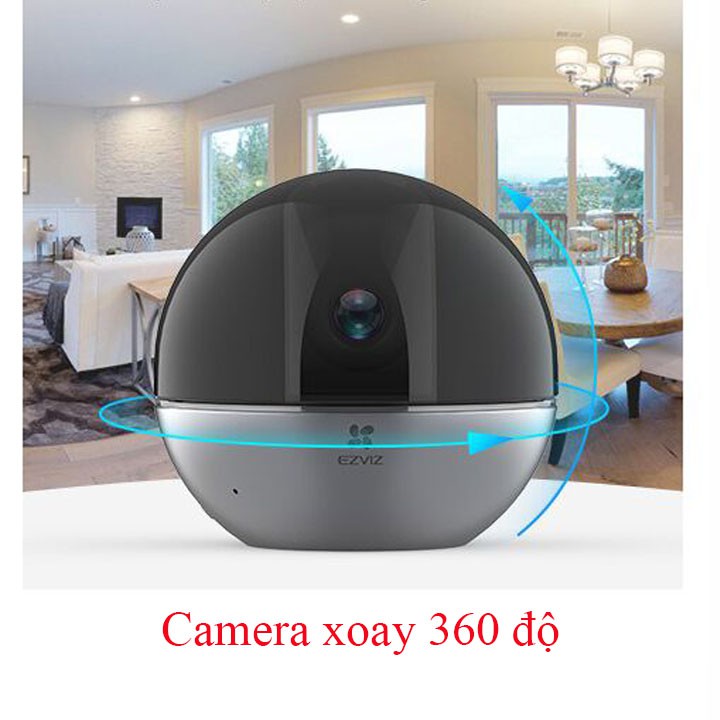 Camera Wifi Ezviz_C6W _1080P Xoay quay quét 360 độ , Full HD Siêu Nét, Phát hiện chuyển động AI, - BH 24TH