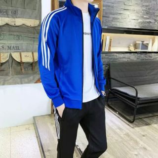Áo khoác 3 sọc cổ đứng