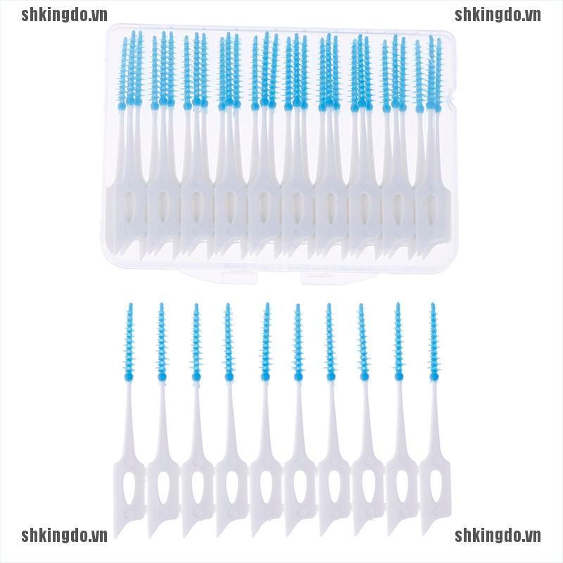 Hộp 40 bàn chải vệ sinh kẽ răng 0.7mm