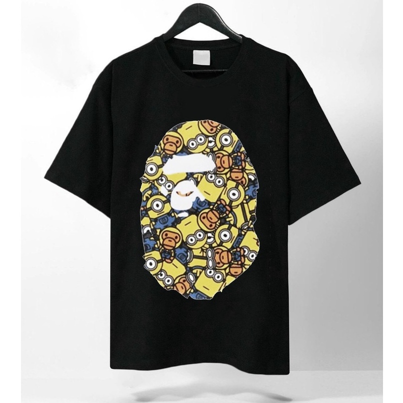 Tee Bape Minions Hàng Cao Cấp Cotton 100%